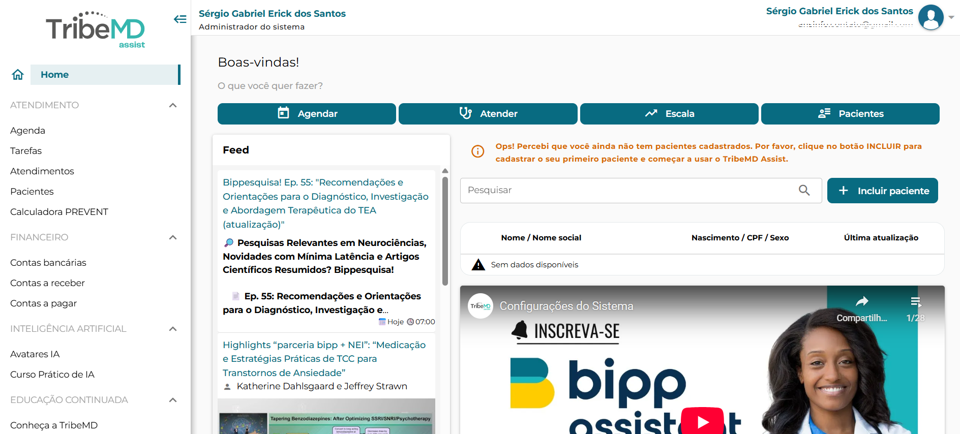 Central de Suporte - BIPP Assistant