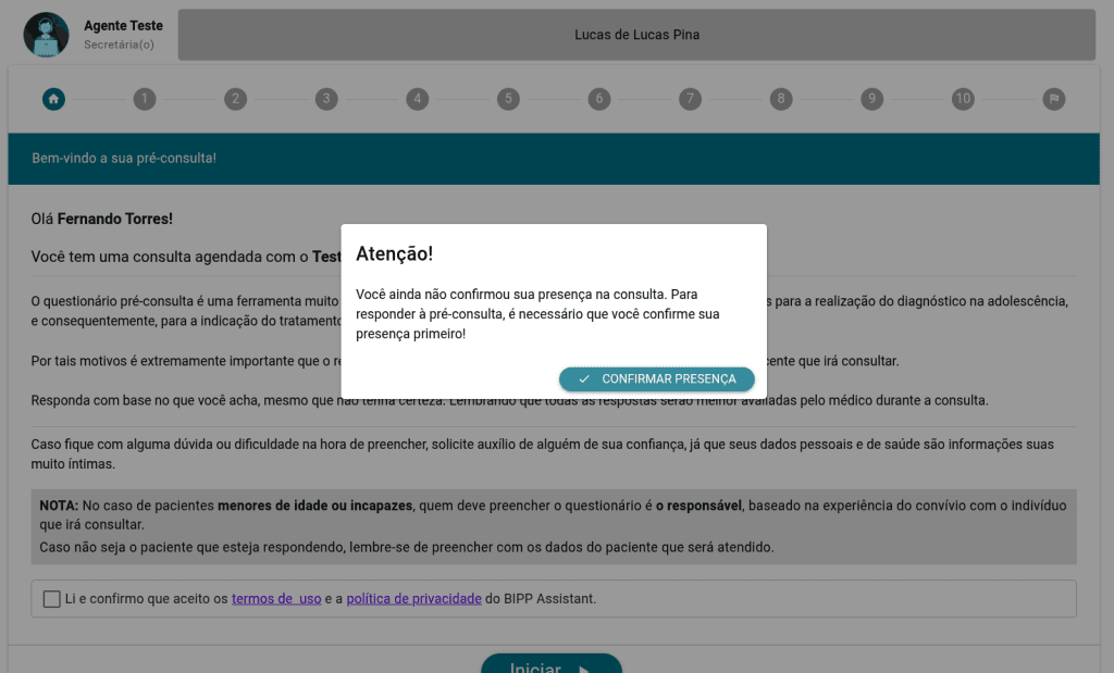 Central de Suporte - BIPP Assistant